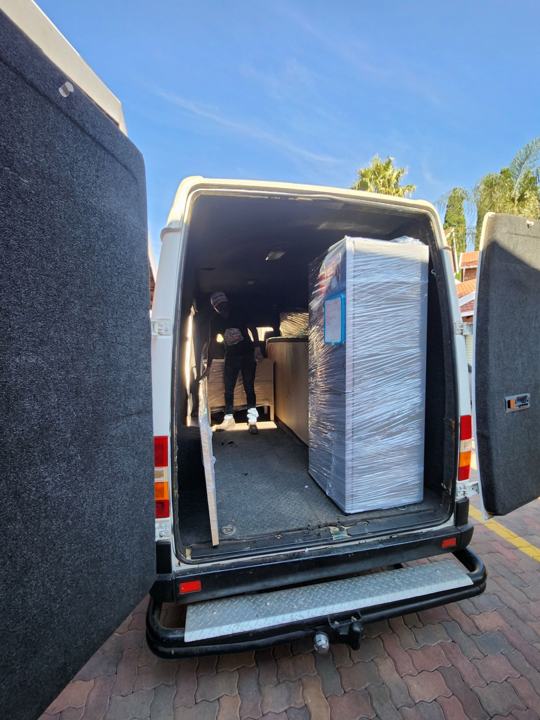 Van packed and ready to go
